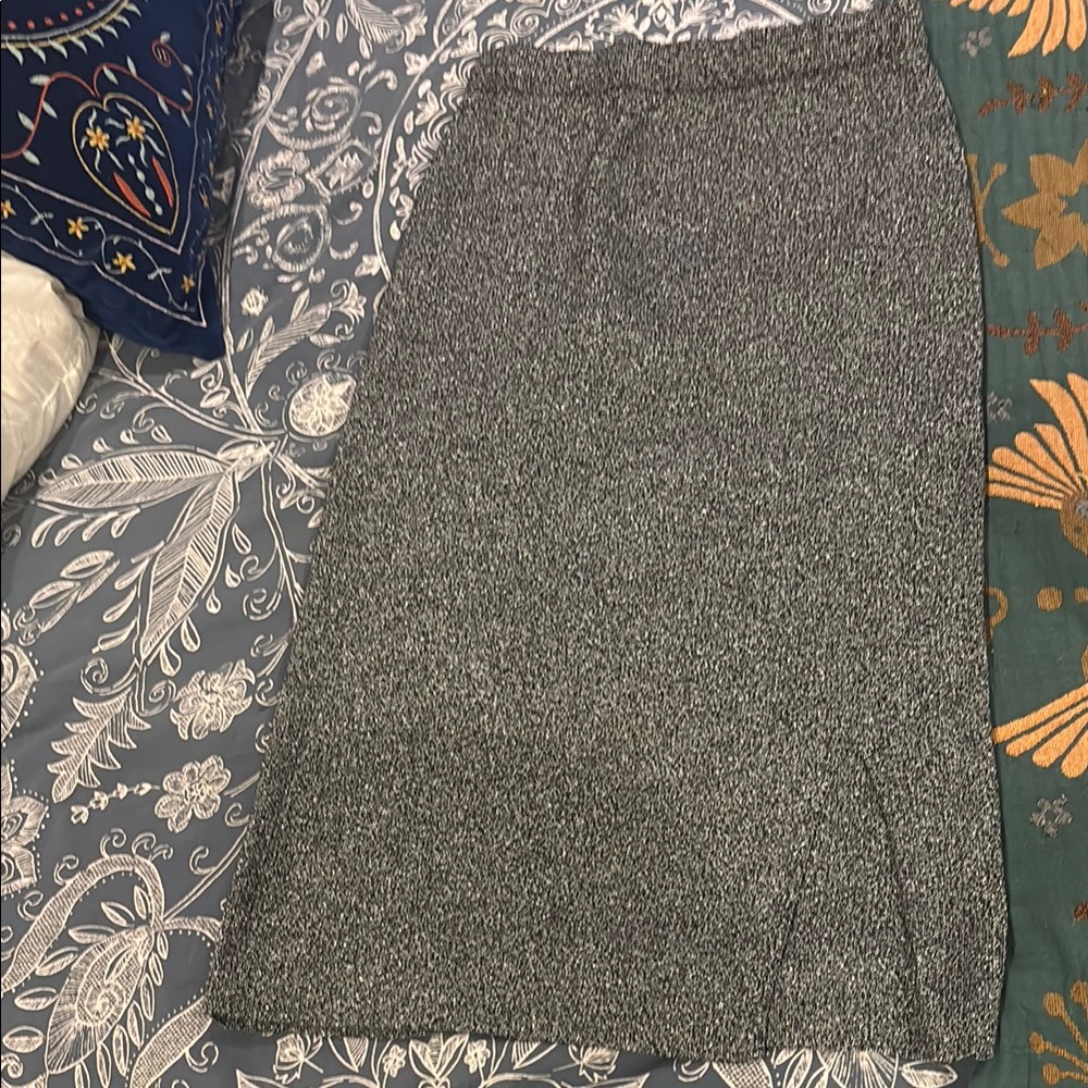 A New Day silver sparkle Midi Pencil Skirt with Slit